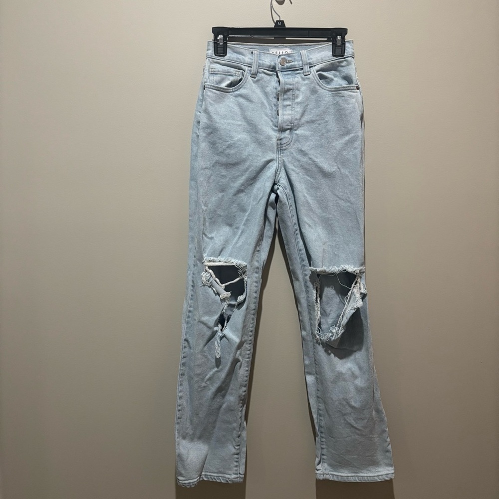 Cello Light Blue Straight Leg Jeans